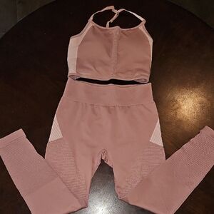 Mauve Pink Activewear Set